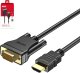 Kabel Unitek HDMI - D-Sub (VGA) 2m czarny (V1185A01) 1