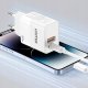 Ładowarka Unitek Unitek Ładowarka sieciowa, 1x USB-A, 1x USB-C, QC, PC 3.0, 20W, biała 3