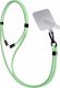 3MK Smycz do telefonu - 3mk EasyClip - Zielony (czarny) 1