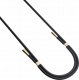 3MK Smycz do telefonu - 3mk EasyClip - czarna (złoty) 10