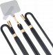 3MK Smycz do telefonu - 3mk EasyClip - czarna (złoty) 2