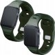 3MK 38/40/41 mm Dark Green - 3mk Silicone Watch Strap for Apple 11