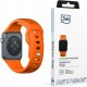 3MK 38/40/41 mm Orange - 3mk Silicone Watch Strap for Apple 1