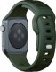 3MK 42/44/45/49 mm Dark Green - 3mk Silicone Watch Strap for Apple 11