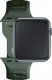 3MK 42/44/45/49 mm Dark Green - 3mk Silicone Watch Strap for Apple 9