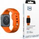 3MK 42/44/45/49 mm Orange - 3mk Silicone Watch Strap for Apple 1