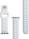3MK 42/44/45/49 mm White - 3mk Silicone Watch Strap for Apple 14
