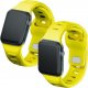 3MK 42/44/45/49 mm Yellow - 3mk Silicone Watch Strap for Apple 5
