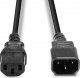 Kabel zasilający Lindy Cable C14 to C13 Power Cord Extension 0,5m 5