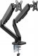 Silver Monkey Uchwyt biurkowy na 2 monitory 17" - 32" UM-800 (SMA082) 2