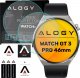 Alogy 2x Szkło Hartowane do Huawei Watch GT3 GT 3 Pro 46mm ochronne na smartwatch Alogy Screen Protector Watch+ 1