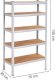 Springos Regał metalowy z 5 półkami 150x75x30cm 675kg do garażu, piwnicy UNIWERSALNY 13