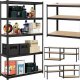 Springos Regał metalowy z 5 półkami 180x90x40cm 875kg do garażu, piwnicy UNIWERSALNY 5