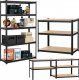 Springos Regał metalowy z 5 półkami 180x90x40cm 875kg do garażu, piwnicy UNIWERSALNY 8