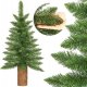 Springos Choinka na pniu 80 cm premium sztuczna jodła zielona UNIWERSALNY 1