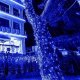 Lampki choinkowe Springos Lampki choinkowe 400 led niebieskie 27,5 m oświetlenie świąteczne wewnętrzne UNIWERSALNY 3