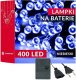 Lampki choinkowe Springos Lampki choinkowe 400 led niebieskie 27,5 m oświetlenie świąteczne wewnętrzne UNIWERSALNY 7