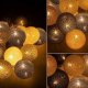 Lampki choinkowe Springos Lampki dekoracyjne cotton balls 30 LED 30 kul białe szare popielate czarne UNIWERSALNY 4