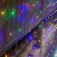 Lampki choinkowe Springos Kurtyna świetlna multikolor 144 Led lampki wewnętrzno-zewnętrzne siatka z programatorem UNIWERSALNY 5