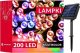 Lampki choinkowe Springos Lampki choinkowe 200 Led 22 m multikolor oświetlenie świąteczne solarne UNIWERSALNY 3