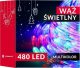 Lampki choinkowe Springos Wąż świetlny 480 Led multikolor 21,5 m z programatorem IP44 UNIWERSALNY 9