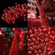 Lampki choinkowe Springos Lampki choinkowe 200 Led czerwone 15,5 m oświetlenie świąteczne UNIWERSALNY 12