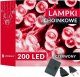 Lampki choinkowe Springos Lampki choinkowe 200 Led czerwone 15,5 m oświetlenie świąteczne UNIWERSALNY 9