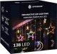 Springos Kurtyna świetlna 138 Led girlanda gwiazdki księżyce lampki sople multikolor UNIWERSALNY 5