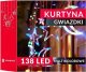 Springos Kurtyna świetlna 138 Led girlanda gwiazdki księżyce lampki sople multikolor UNIWERSALNY 6