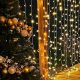 Springos Kurtyna świetlna 200 led girlanda, lampki sople biały ciepły UNIWERSALNY 5