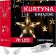 Springos Kurtyna świetlna biały ciepły 70 Led gwiazdki lampki wewnętrzno-zewnętrzne UNIWERSALNY 4