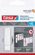 Tesa tesa adhesive stripes, 6pcs., for wallpaper and plaster, up to 1kg per stripe, white 1