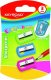 Keyroad Temperówka plastikowa KEYROAD Easy-Sharp, pojedyncza, 3szt., blister, mix kolorów 2