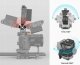 Głowica SmallRig Profesjonalna Głowica 3D na Monitor Lampę Mikrofon na Gwint 1/4'' SmallRig / 2905B 3