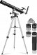 Teleskop Uniprodo Teleskop luneta refraktor astronomiczny do obserwacji księżyca planet 900 mm śr. 80 mm Teleskop luneta refraktor astronomiczny do obserwacji księżyca planet 900 mm śr. 80 mm 2