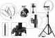 Lampa pierścieniowa SkinClear LAMPA PIERŚCIENIOWA 100W RING MAKIJAŻ STATYW 220cm 4