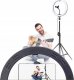 Lampa pierścieniowa SkinClear LAMPA PIERŚCIENIOWA 100W RING MAKIJAŻ STATYW 220cm 9