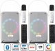 Głośnik Lenco LENCO BTC-060 Bluetooth-Lautsprecher Karaokefunktion weiß 7
