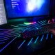 Biurko Deltaco Deltaco Gaming RGB-LED Tisch m. Glas/Kabelmanag./Headsetha 2