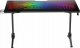 Biurko Deltaco Deltaco Gaming RGB-LED Tisch m. Glas/Kabelmanag./Headsetha 6