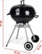 Lund Grill ogrodowy węglowy 41 cm x 41 cm 10