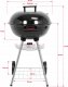 Lund Grill ogrodowy węglowy 41 cm x 41 cm 32