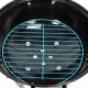 Lund Grill ogrodowy węglowy 41 cm x 41 cm 37