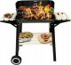 kontrast Grill węglowy z półkami na kółkach 28,5x48,5 cm BBQ 2