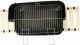 kontrast Grill węglowy z półkami na kółkach 28,5x48,5 cm BBQ 4