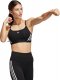 Adidas Stanik sportowy adidas Aeroreact Training Light-Support 3-Stripes Bra czarny HC7862 XLAC 2