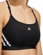 Adidas Stanik sportowy adidas Aeroreact Training Light-Support 3-Stripes Bra czarny HC7862 XLAC 5