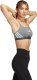 Adidas Stanik damski adidas Aeroreact Training Light-Support 3-Stripes Bra ciemnoszary HC7870 XS 4