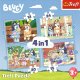 Trefl Puzzle 4w1 Bluey i jego świat - łącznie 71 elementów (34637) 1