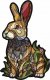 WOOD YOU DO Puzzle Królik | Easter Bunny | 100 elementów | M 5